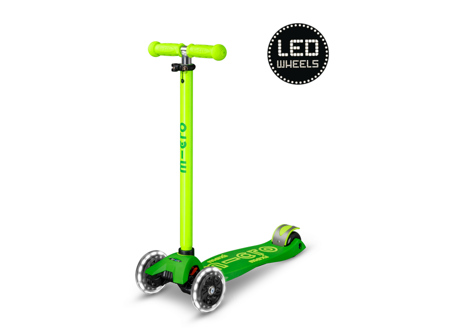 Maxi Micro Deluxe LED groen/geel neon