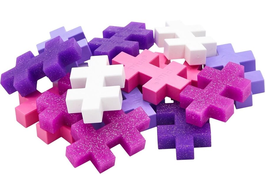 Tube glitter BIG Plus-Plus: 15 stuks