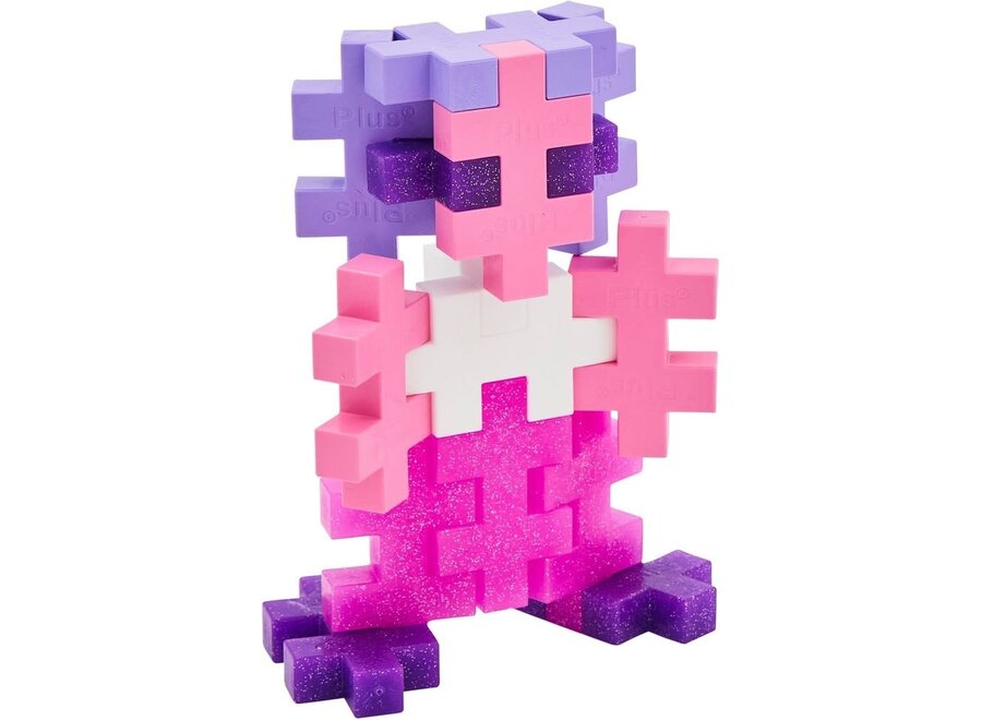 Tube glitter BIG Plus-Plus: 15 stuks