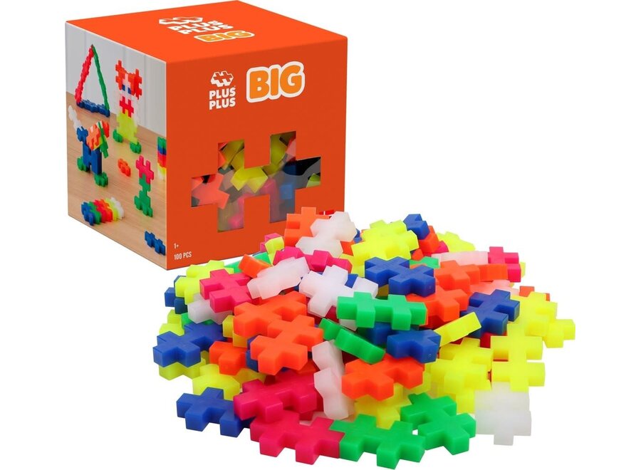 Neon BIG Plus-Plus: 100 stuks (3411)