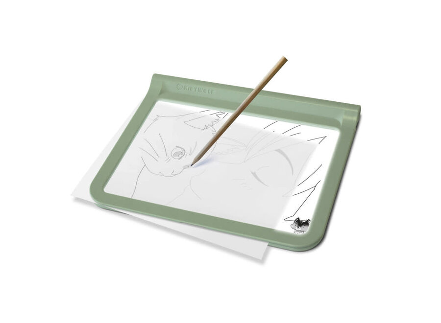 KIDYDRAW-PRO Mobiele en lichtgevende tablet groen