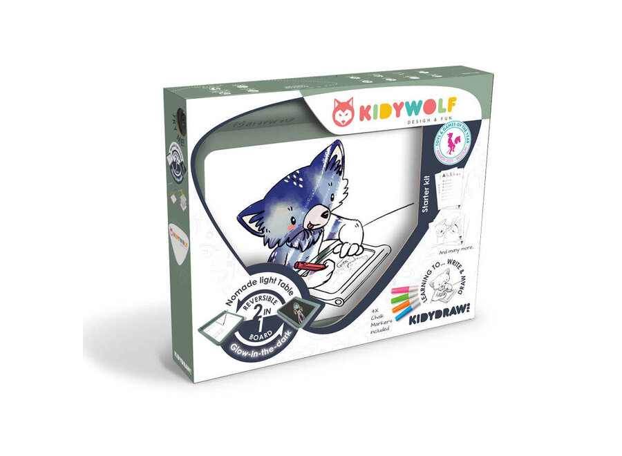 KIDYDRAW-PRO Mobiele en lichtgevende tablet groen