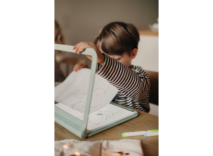 KIDYDRAW-PRO Mobiele en lichtgevende tablet groen