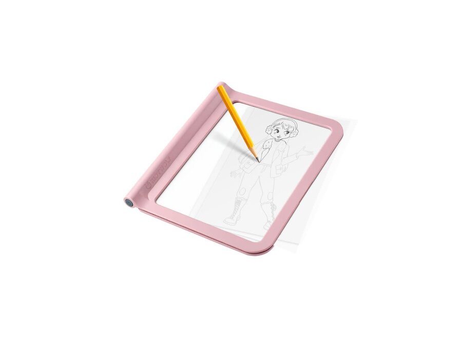 KIDYDRAW-PRO mobiele en lichtgevende tablet roze