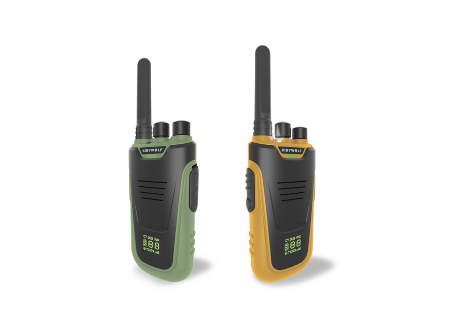 KIDYTALK Walkie talkies groen- oranje