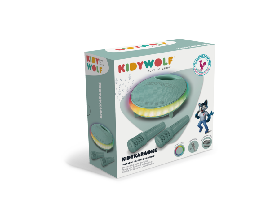 KIDYKARAOKE Karaoke luidspreker met 2 microfoons
