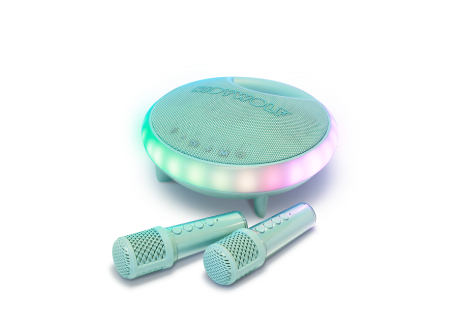 KIDYKARAOKE Karaoke luidspreker met 2 microfoons
