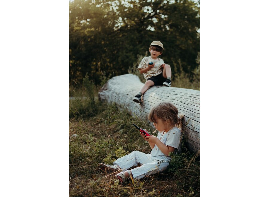 KIDYTALK Walkie talkies blauw-rood