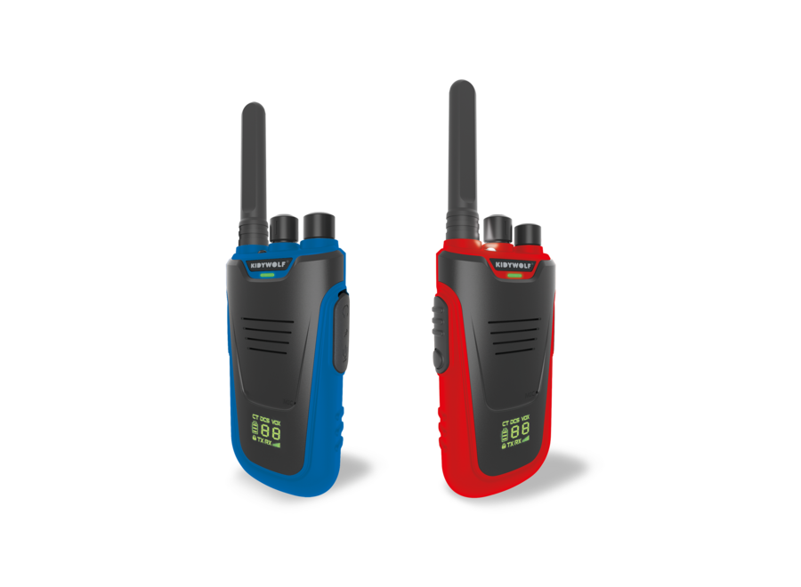 KIDYTALK Walkie talkies blauw-rood