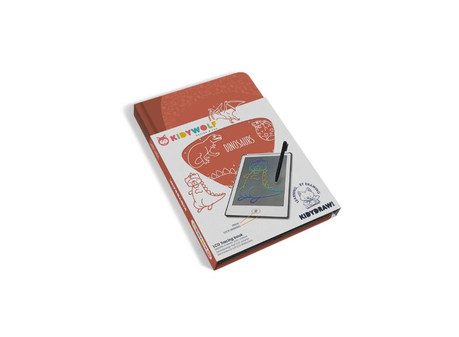 KIDYDRAW-MINI Tekenblok 30 Dinosaurussen