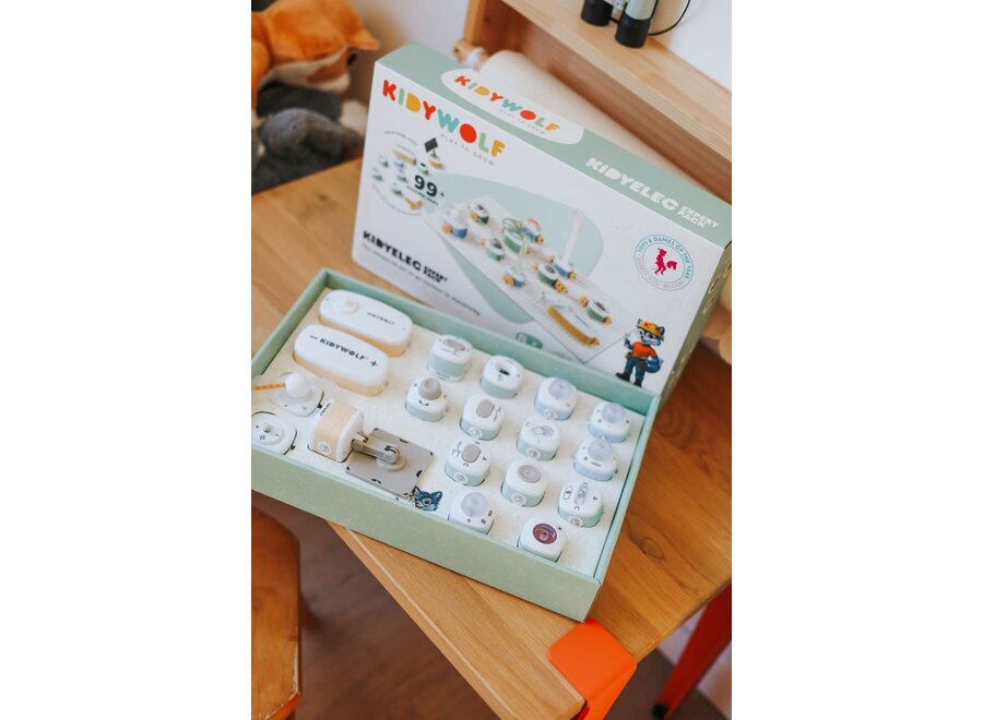 KIDYELEC-EXPERT Mijn eerste elektrische set 18 deliges