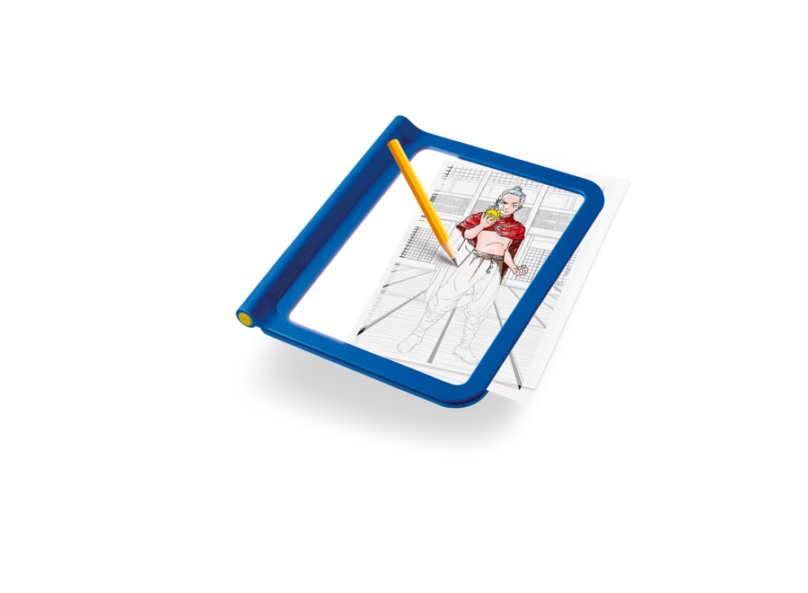 KIDYDRAW-PRO mobiele en lichtgevende tablet blauw