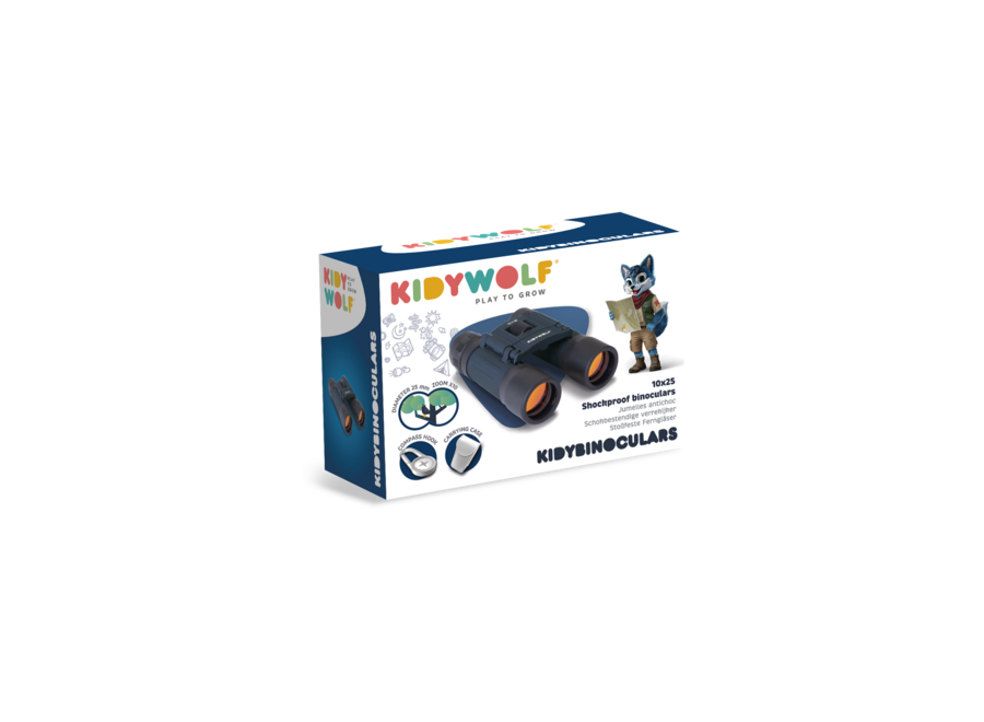 KIDYBINOCULARS Verrekijker 10x25 blauwe