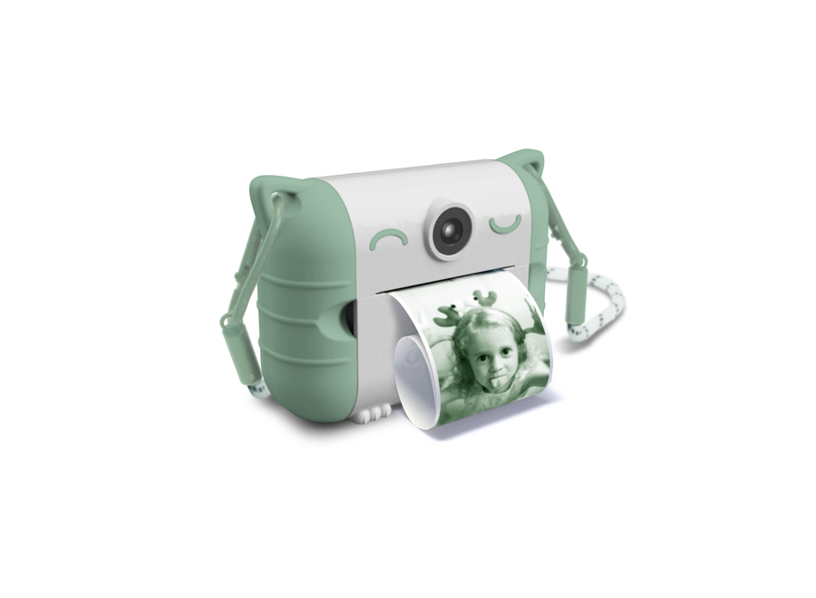 KIDYPRINT Fototoestel met thermische printer groen