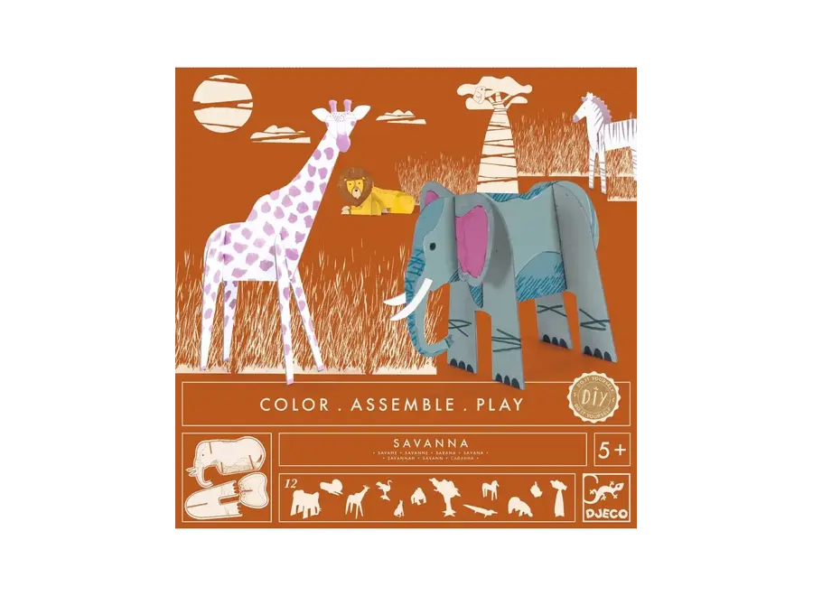 Knutselset DIY Savanne