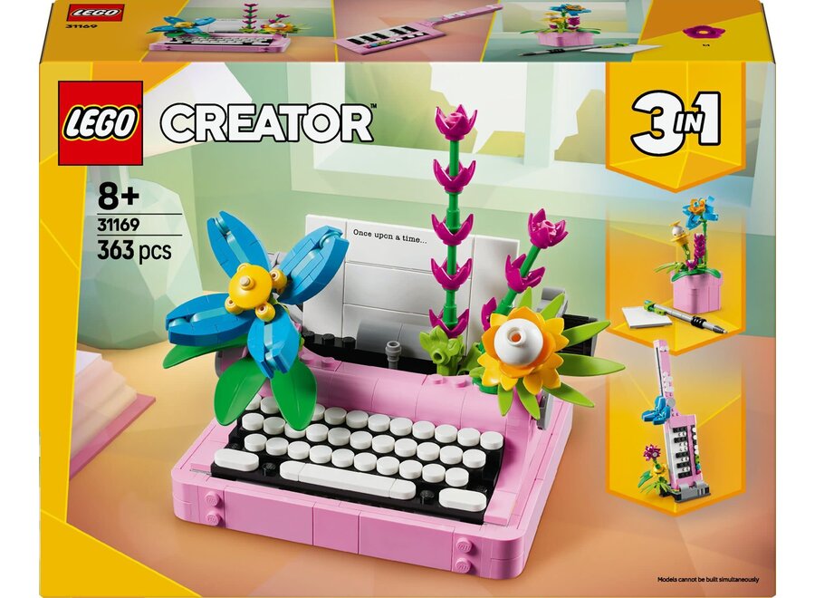 Lego - Creator Typemachine met bloemen