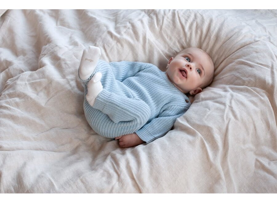 Broek gebreid - The Magic is in You Blauw