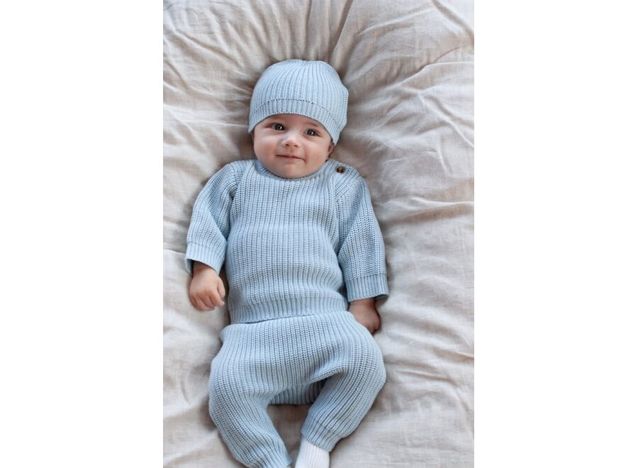 Mutsje gebreid - The Magic is in You Blauw