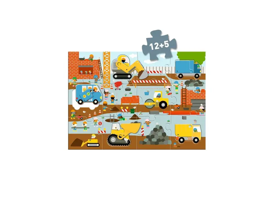 GIANT PUZZLE puzzel bouwplaats - 17st