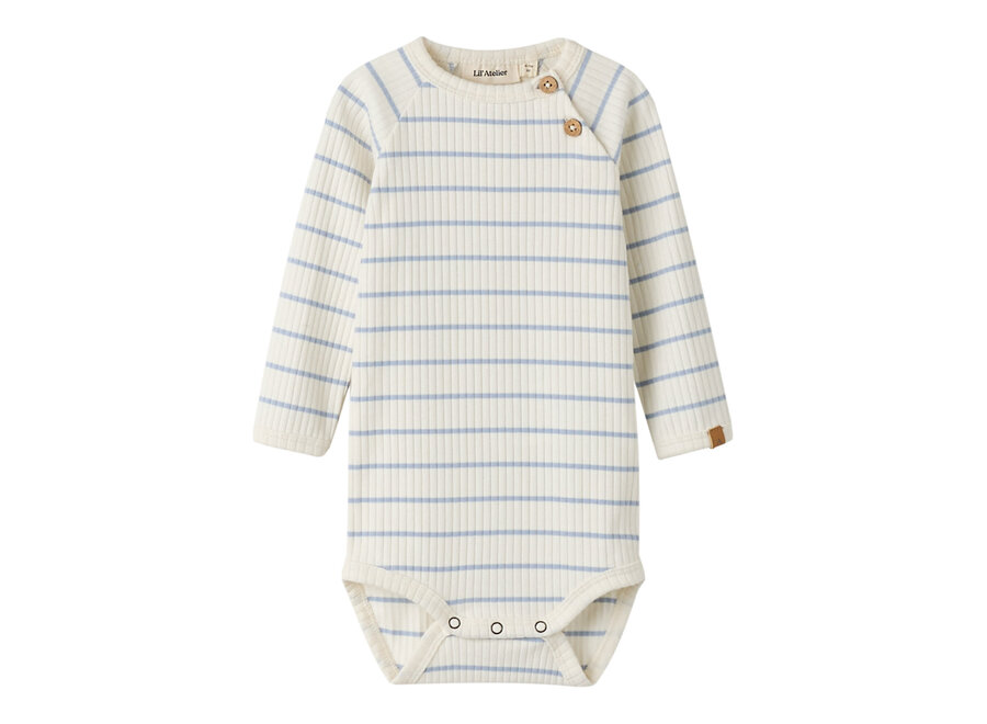 Romper Kail streep - Coconut milk