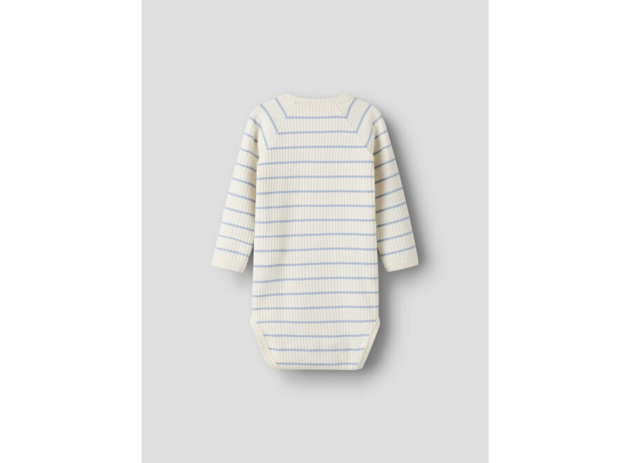 Romper Kail streep - Coconut milk