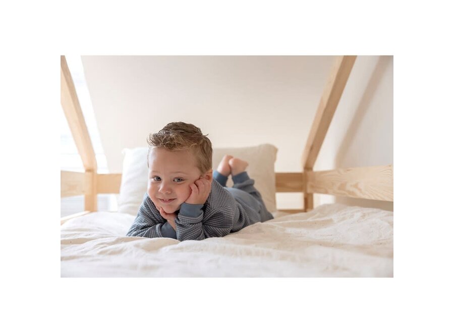 Pyjama wafel - Ice Blue | IJs blauw