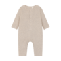 Boxpak | Jumpsuit LS Melange rib - Pure cashmere melange
