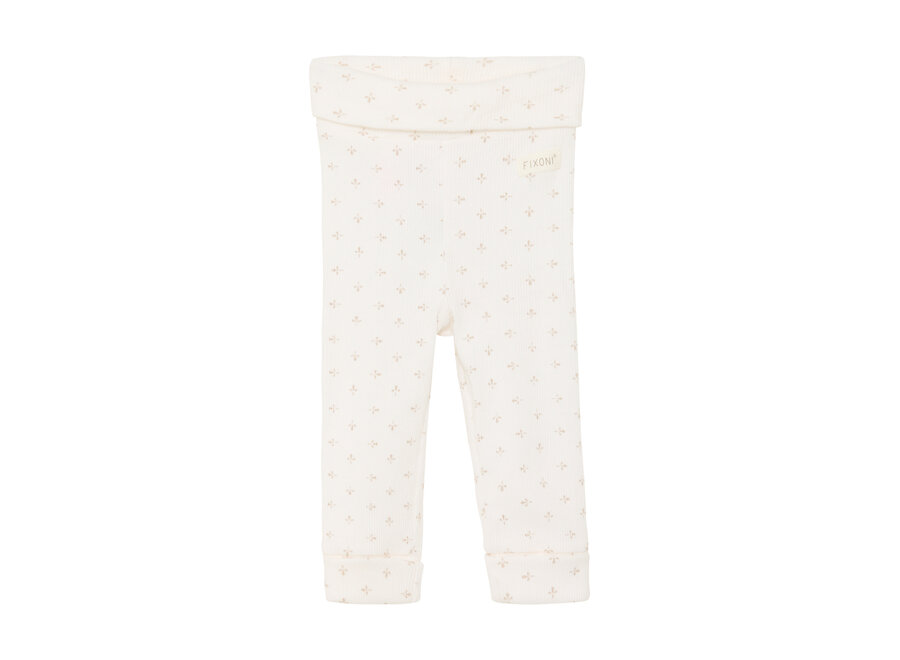 Leggings Rib  Gardenia White