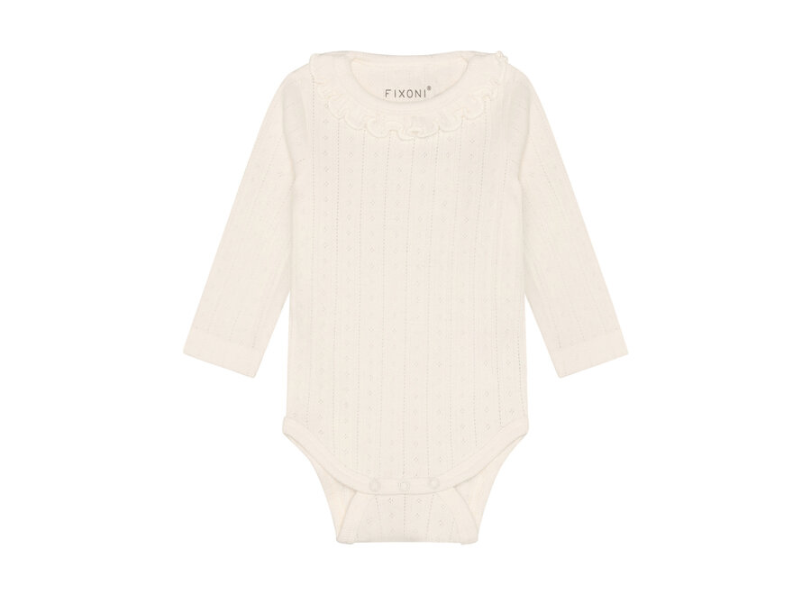 Romper LS Pointelle Sand