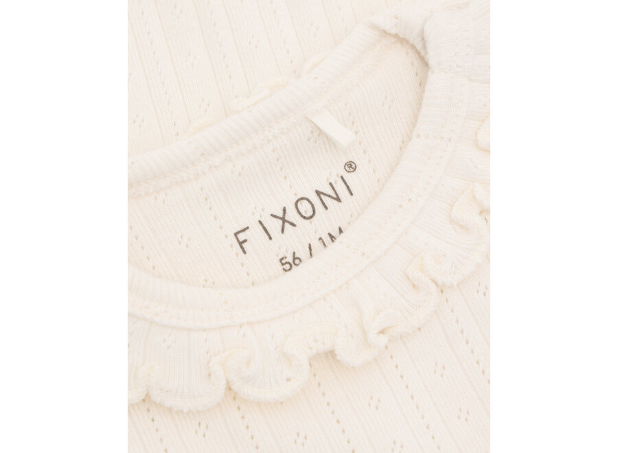 Romper LS Pointelle Sand