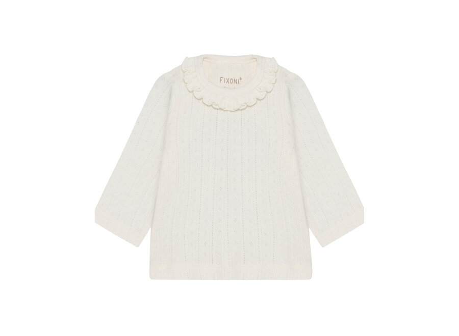 Longsleeve T-shirt LS Pointelle sand