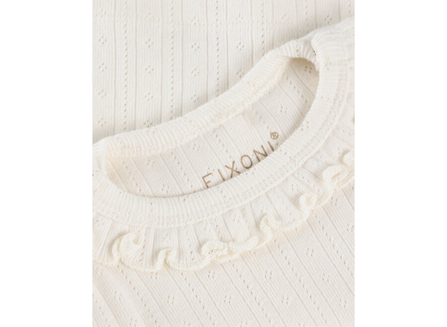 Longsleeve T-shirt LS Pointelle sand