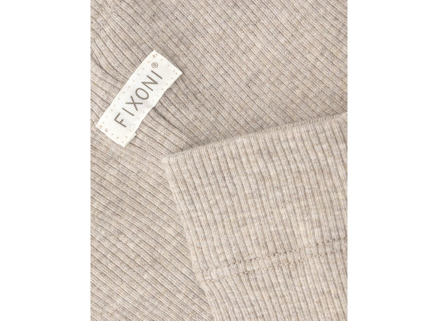 Leggings Melange Rib Brown