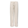 Broek Ada wide pintuck - Oatmeal