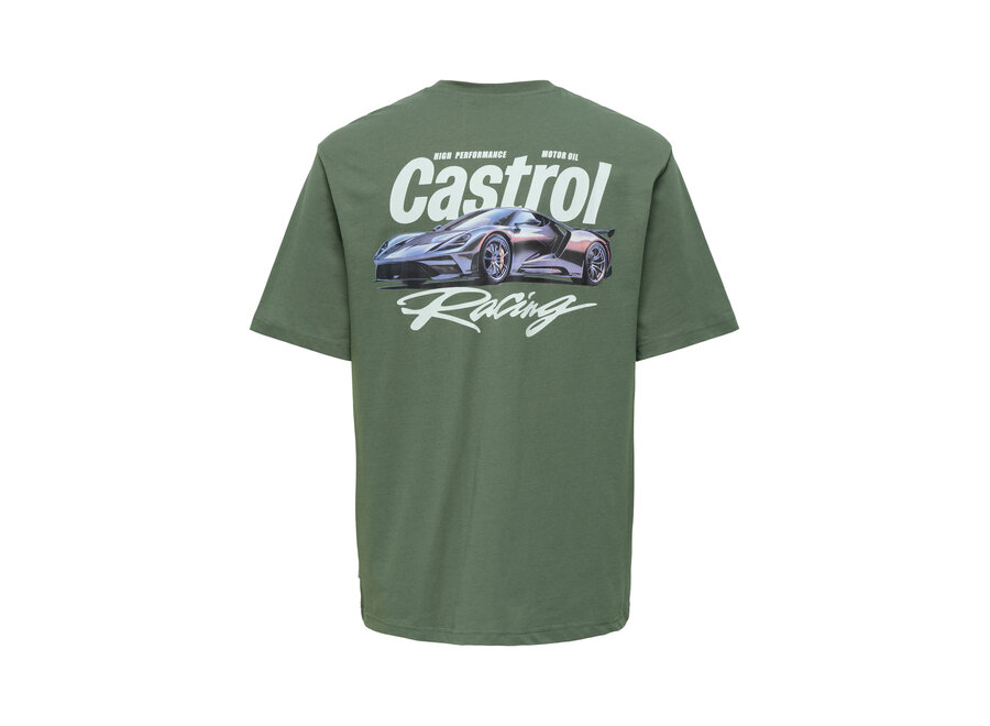 T-Shirt Castrol Supercar - Castor Gray