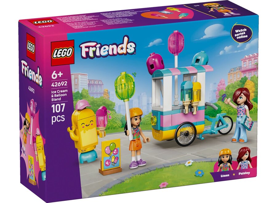 Lego Friends - IJsjes- en ballonnenkraam