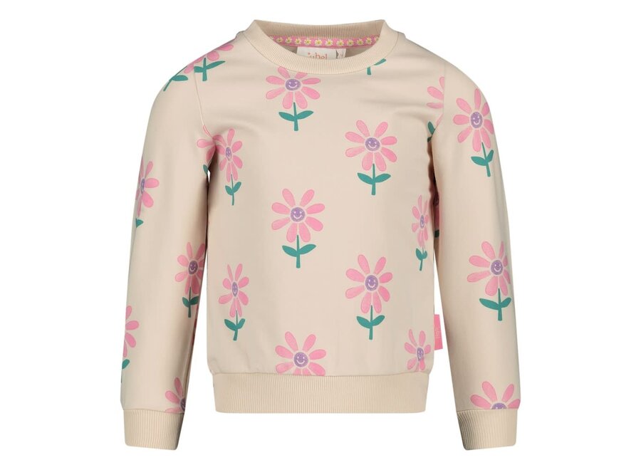 Sweater AOP - Rolling into Spring - Offwhite