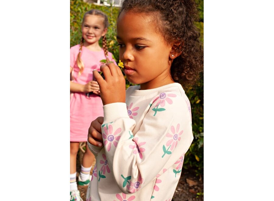 Sweater AOP - Rolling into Spring - Offwhite