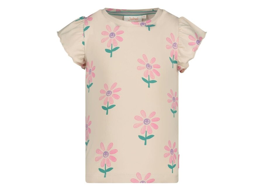 T-shirt AOP - Rolling into Spring - Offwhite