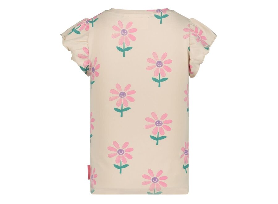 T-shirt AOP - Rolling into Spring - Offwhite