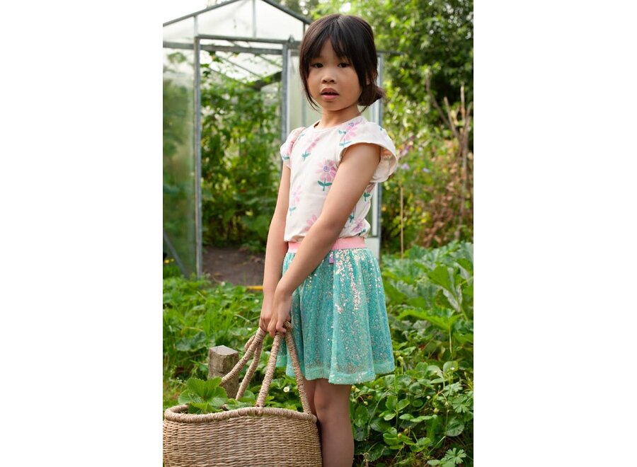 T-shirt AOP - Rolling into Spring - Offwhite