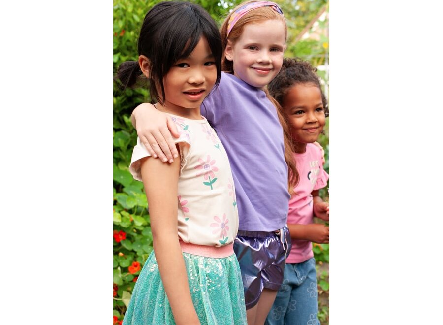 T-shirt AOP - Rolling into Spring - Offwhite