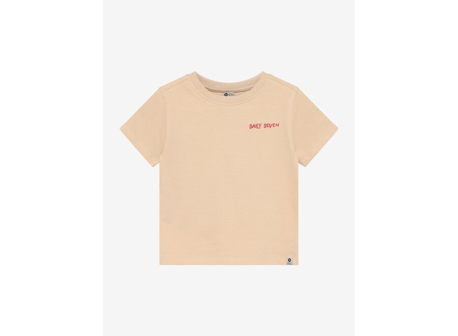 T-shirt Backprint - Latte Sand