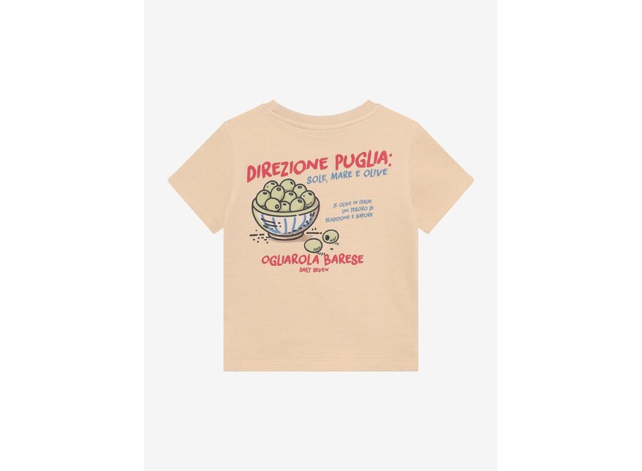 T-shirt Backprint - Latte Sand