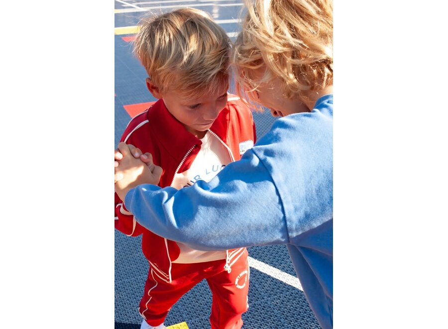 Sweater oversized - Run the Day - Blauw