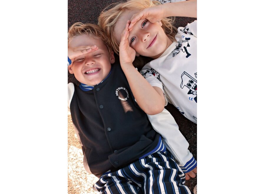 T-shirt AOP - Run the Day - Offwhtie