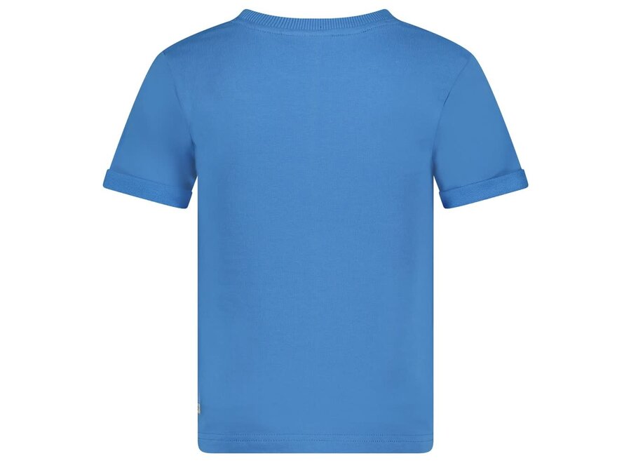 T-shirt - Run the Day - Blauw