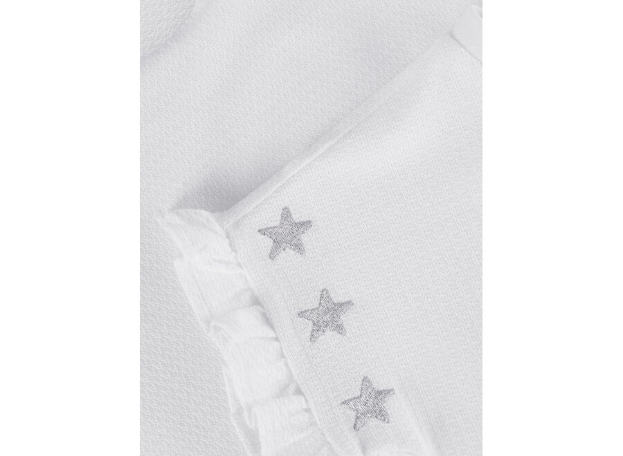 T-shirt Embroidery Sleeve - Egret