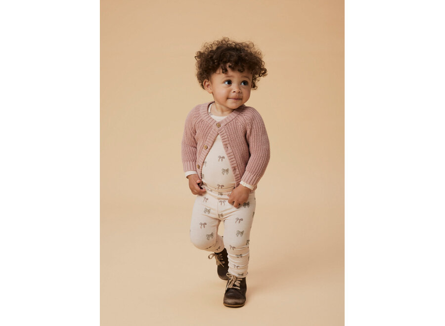 Knit Cardigan Emlen misty rose