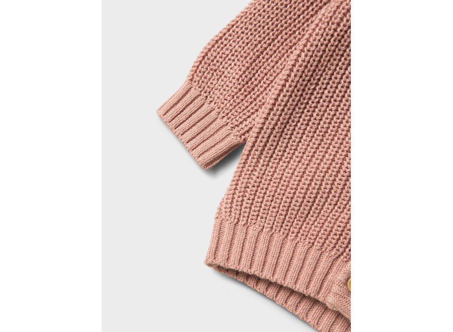 Knit Cardigan Emlen misty rose